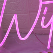 You Cant Sit With Us Pink Neon Sign