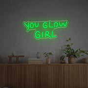 You Glow Girl LED Neon Sign