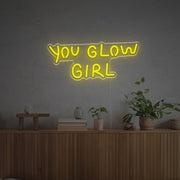 You Glow Girl LED Neon Sign