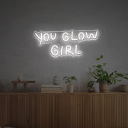 You Glow Girl LED Neon Sign