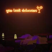 You Look Delicious Neon Sign Custom Neon Sign Lights Night Lamp Led Neon Sign Light For Home Party