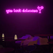 You Look Delicious Neon Sign Custom Neon Sign Lights Night Lamp Led Neon Sign Light For Home Party