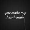 You Make My Heart Smile Neon Sign