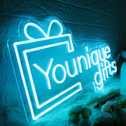 Younique Gifts Blue Neon Sign