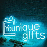 Younique Gifts Blue Neon Sign