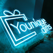 Younique Gifts Blue Neon Sign