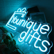 Younique Gifts Blue Neon Sign