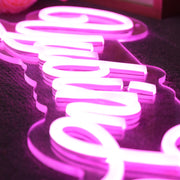 Yubin Lee Purple Neon Sign