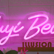 Yuyi Beauty Pink Neon Sign