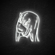 Zero Two Neon Sign