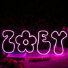 Zoey Pink Neon Sign