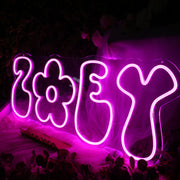 Zoey Pink Neon Sign