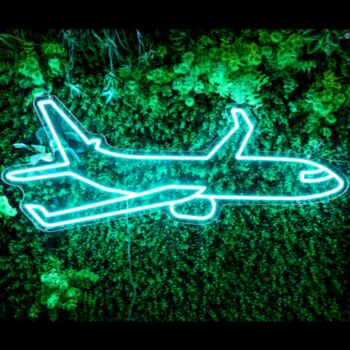 Airplane Neon Sign