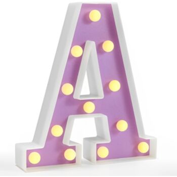 Steel Marquee Letter Alphabet Birthday A High-End Custom Zinc Metal Marquee Light Marquee Sign