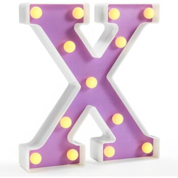 Steel Marquee Letter Alphabet X High-End Custom Zinc Metal Marquee Light Marquee Sign