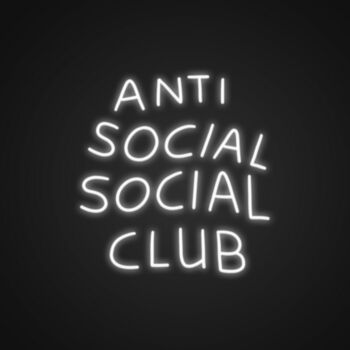 Anti Social Social Club Neon Sign