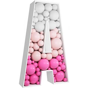 Steel Marquee Letter Balloon Pink A High-End Custom Zinc Metal Marquee Light Marquee Sign