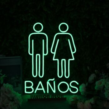 Banos Toliet Neon Sign