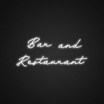 Bar And Restaurant Neon Sign