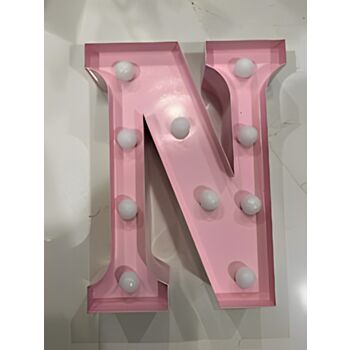 Steel Marquee Letter Barnyard Pink N High-End Custom Zinc Metal Marquee Light Marquee Sign