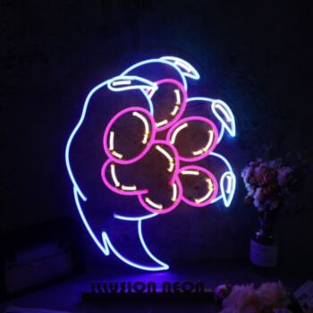 Bear Claw Custom Neon Sign