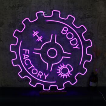 Body Factory Purplr Neon Sign