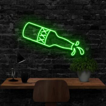 Booze Bottle Neon Sign