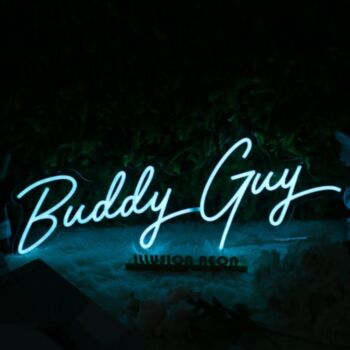 Buddy Guy Blue Neon Sign