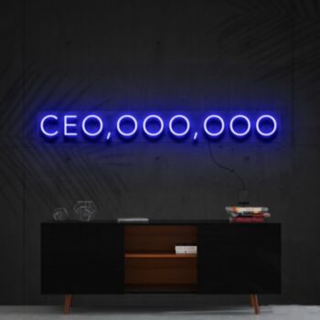 Ceo Ooo Ooo Neon Sign