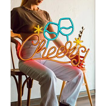 Cheers Wall Art Wall Neon Sign