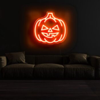 Christmas Pumpkin Neon Sign