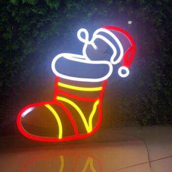 Christmas Stockings Neon Sign