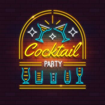 Cocktail Party Neon Sign