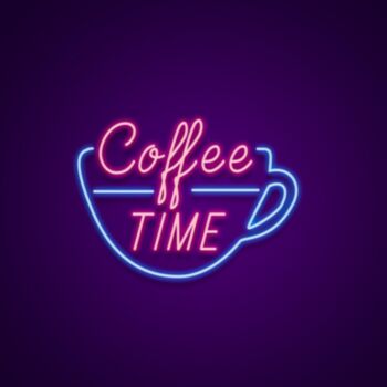 Coffee Time Neon Sign