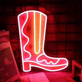 Cowboy Boost Neon Sign