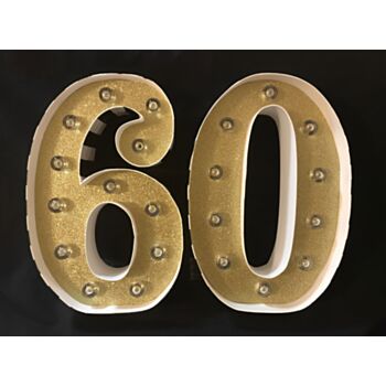 Steel Marquee Letter Custom Numbers 60 High-End Custom Zinc Metal Marquee Light Marquee Sign