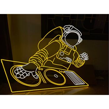 DJ Astronaut Neon Sign