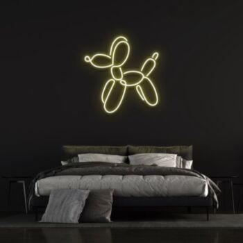 Dog Balloon Neon Sign