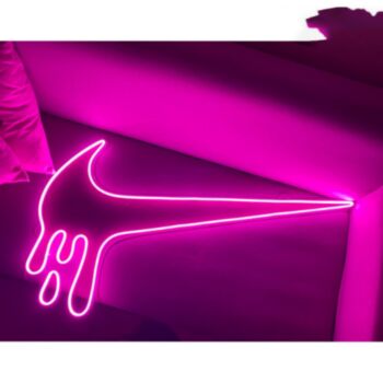 Dripping Swoosh Neon Sign