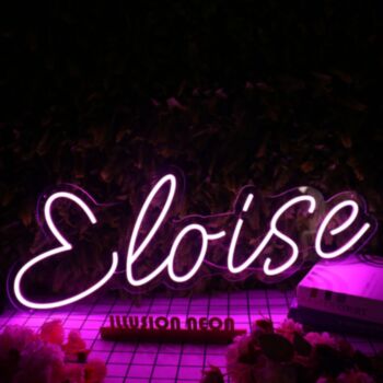 Eloise Purple Neon Sign