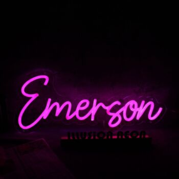 Emerson Pink Neon Sign