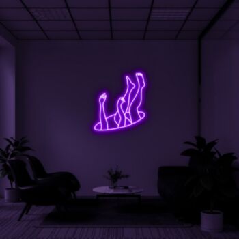 Falling Neon Sign