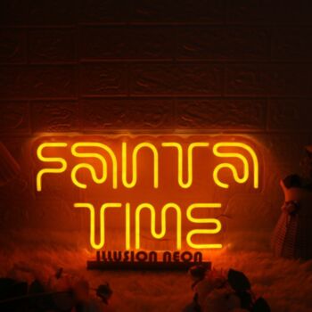 Fanta Time Orange Neon Sign