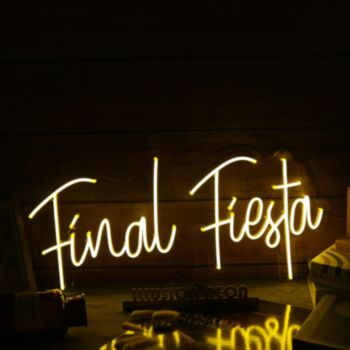 Final Fiesta Neon Sign