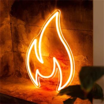 Flame Wall Decor LED Neon Sign