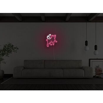 Flying Pig Neon Sign