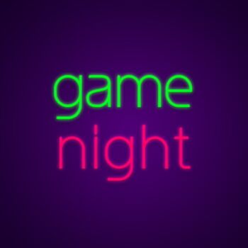 Game Night Neon Sign