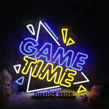 GAME TIME Custom Neon Sign