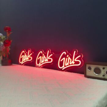 Girls Girls Girls Neon Sign