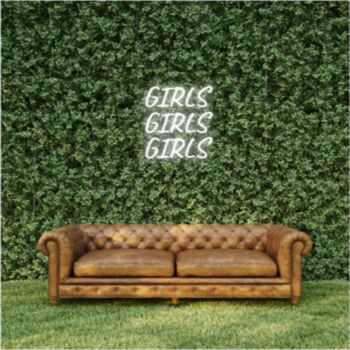 Girls Girls Girls Neon Sign Neon Wall Sign